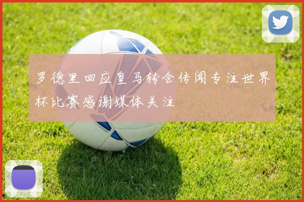 罗德里回应皇马转会传闻专注世界杯比赛感谢媒体关注